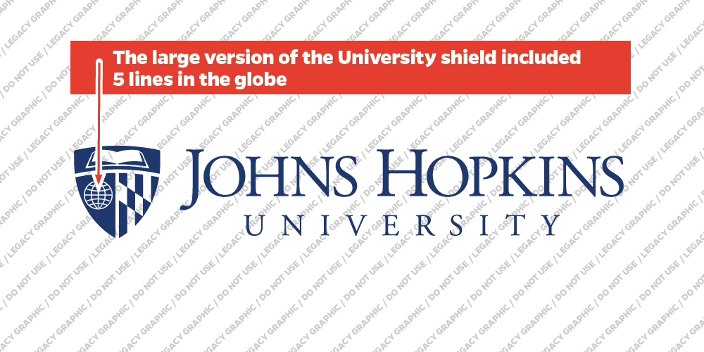 Johns Hopkins University logo that includes the words 