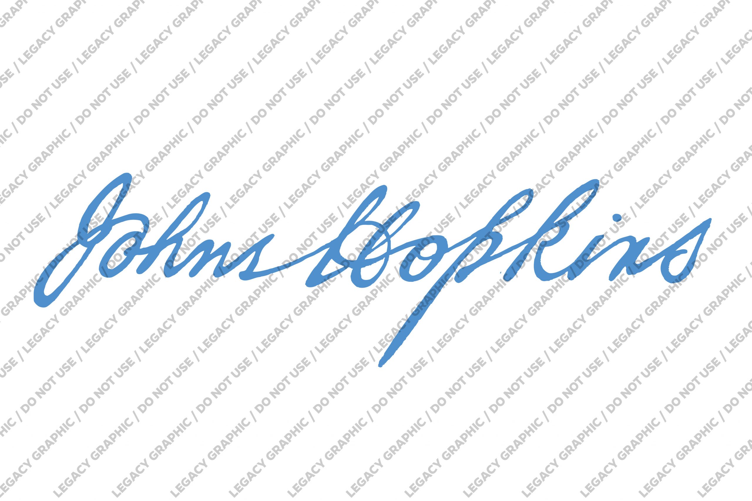 Johns Hopkins' signature