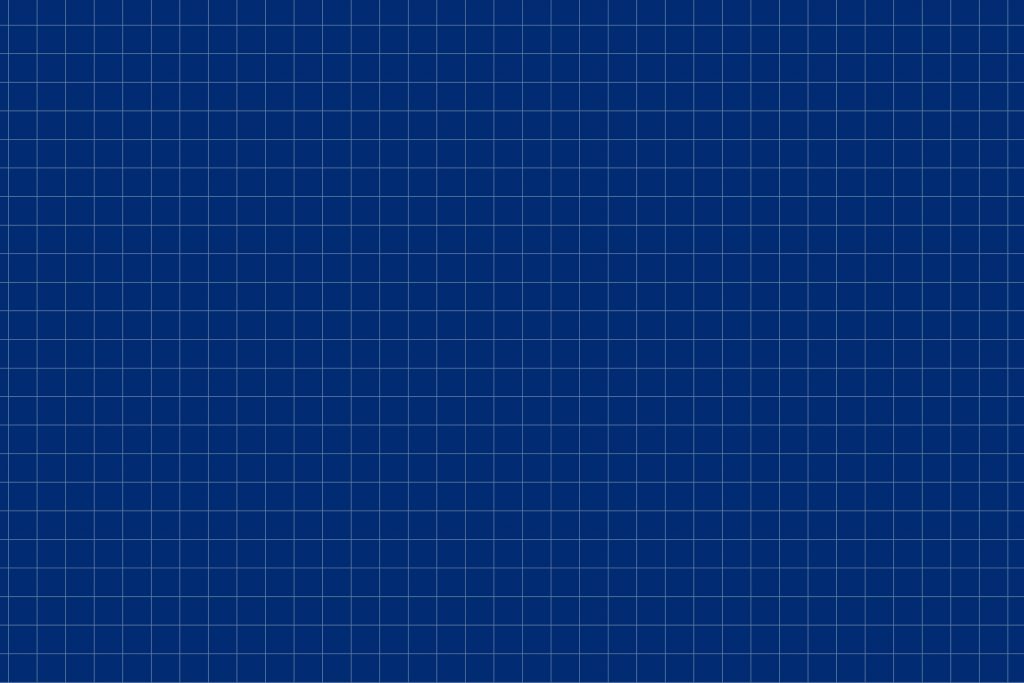 Grid patterns on Heritage Blue background