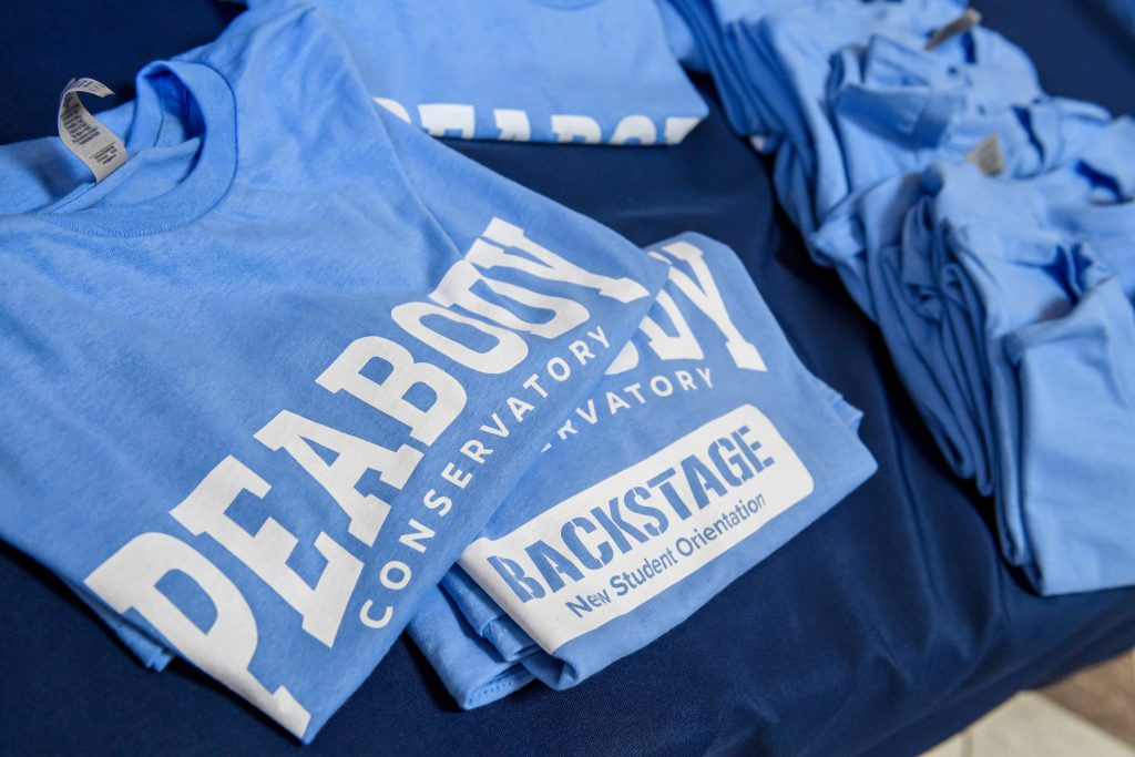 Peabody Conservatory Backstage T-shirts