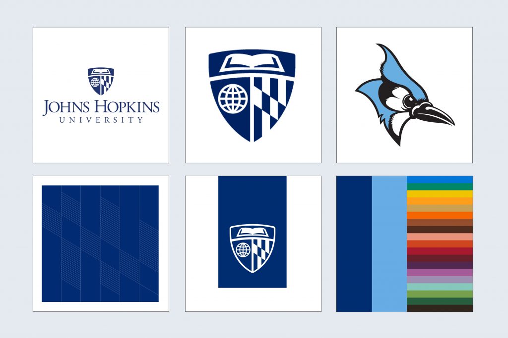 Download library example files including logo, shield, blue jay, patterns, shield tag, and colors