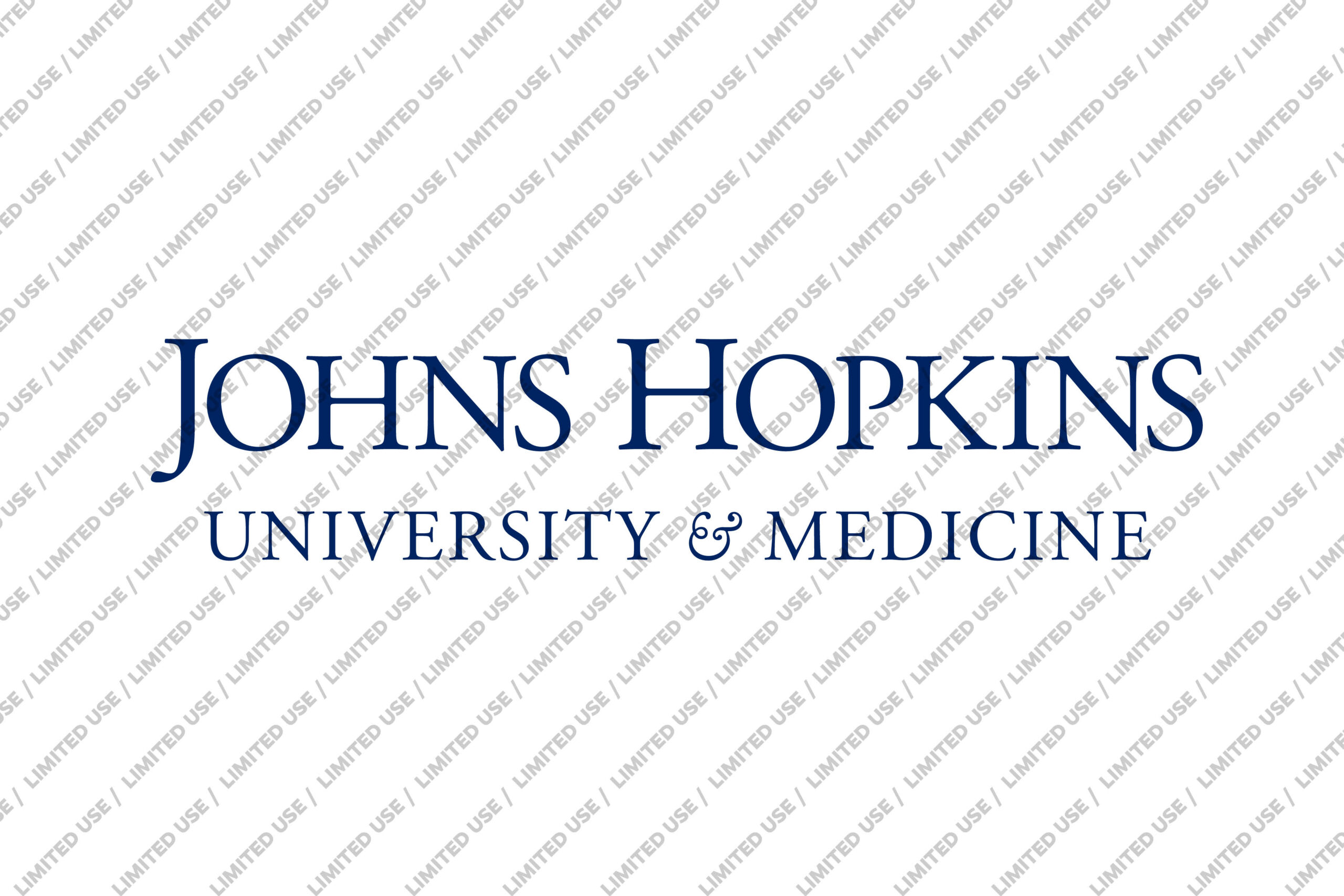 Limited use joint Johns Hopkins University & Medicine wordmark.