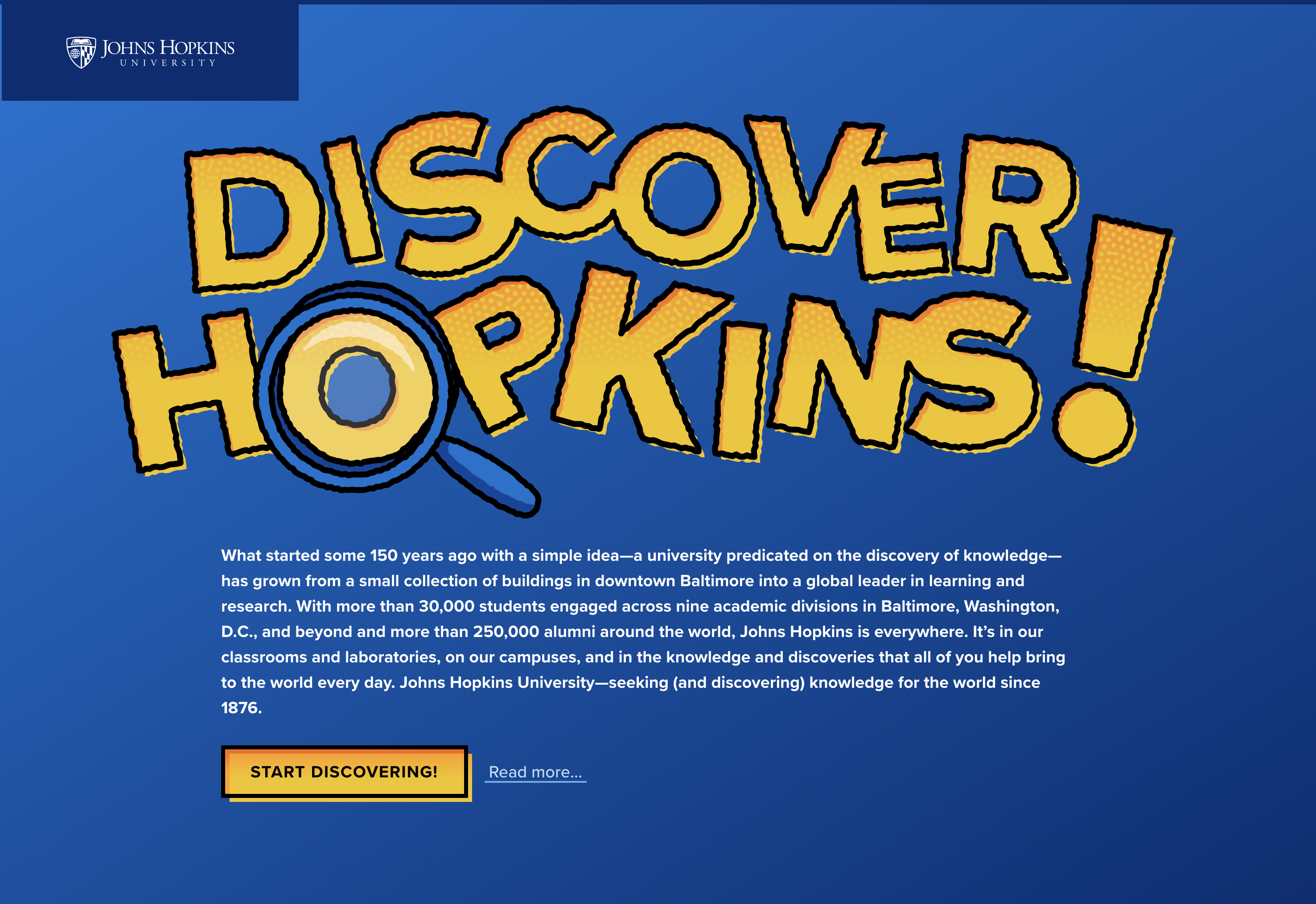 Discover Hopkins text with a comic book effect applied.