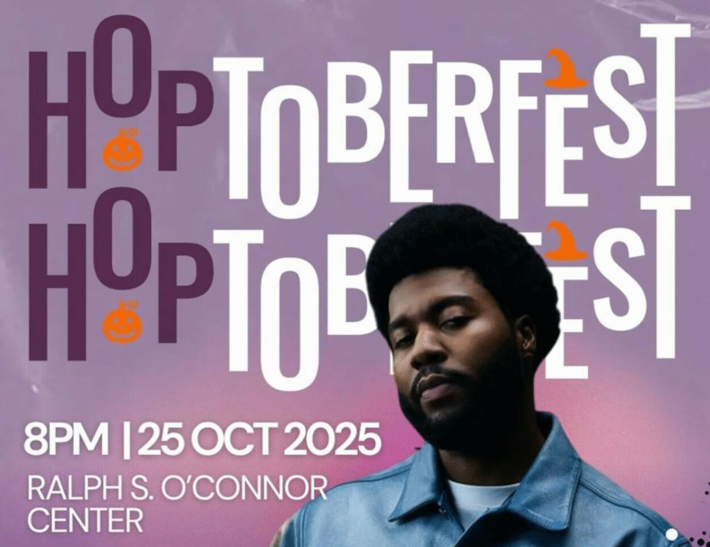 Hoptoberfest graphic using Oswald