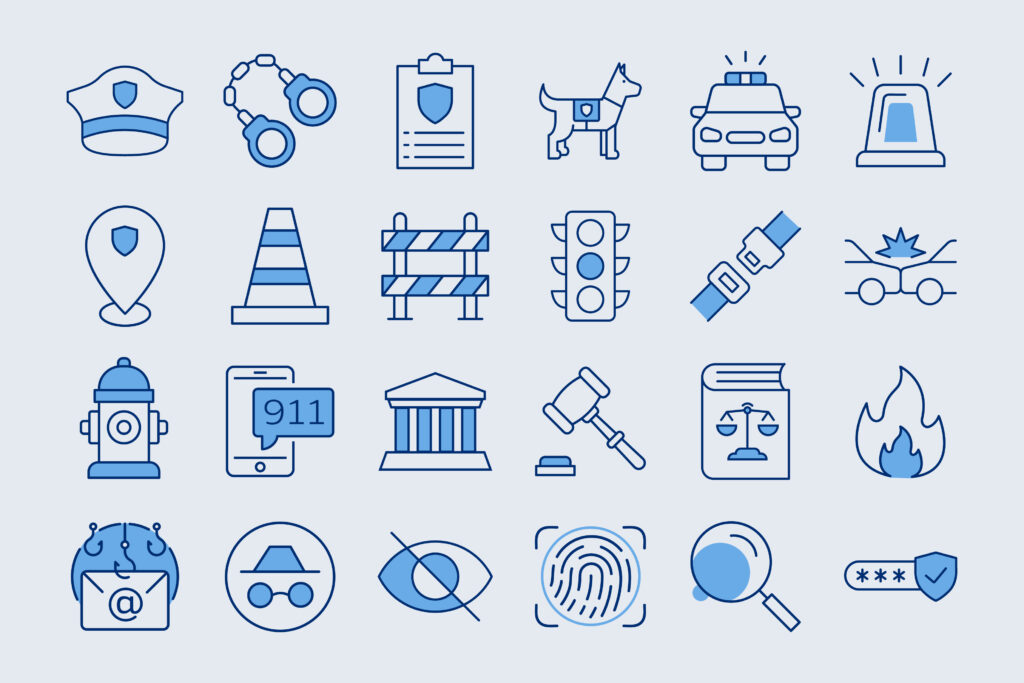 Public Safety Icon set