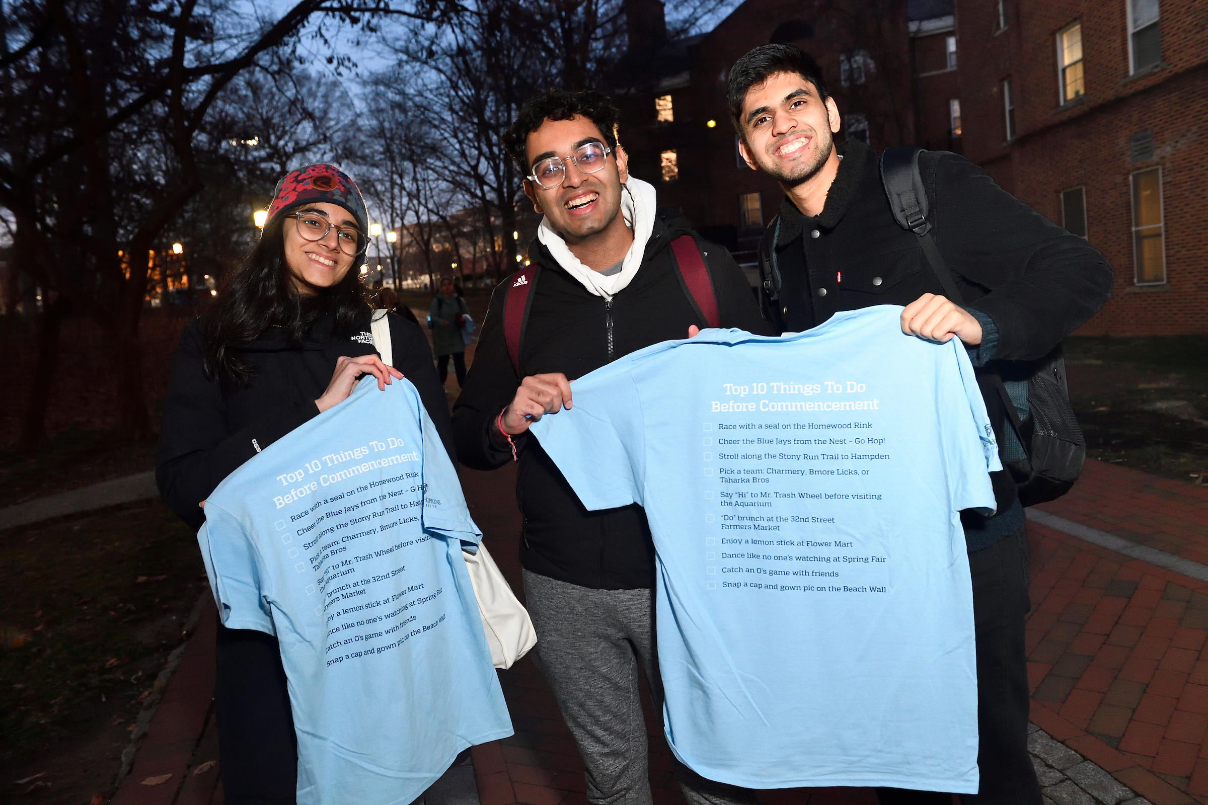 Top 10 Things to Do Before Commencement checklist t-shirts